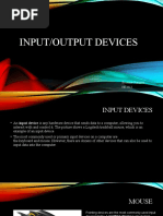 Input/Output Devices: By Anna Chernova ИБ-18-2