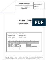 Startup Routine: Software Basic Data