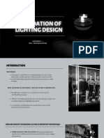 Foundation of Lighting Design Assignment - 3