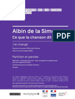 ALBIN de La SIMONE - Jai Change