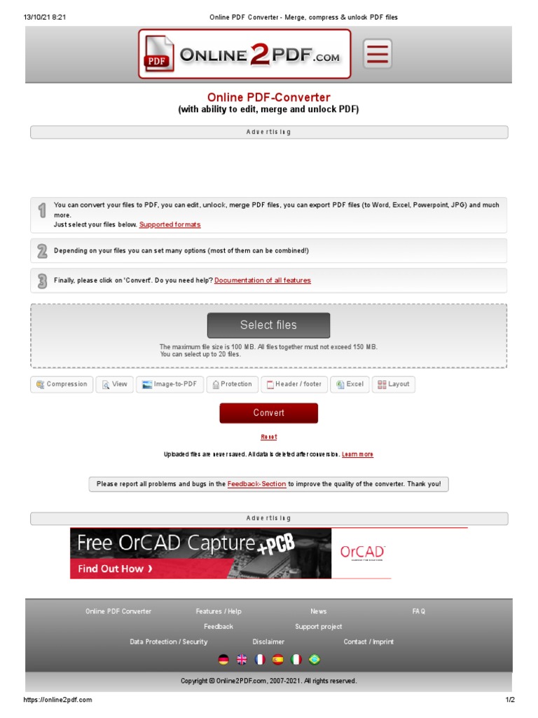 Online Pdf Converter Merge Compress Unlock Pdf Files Pdf