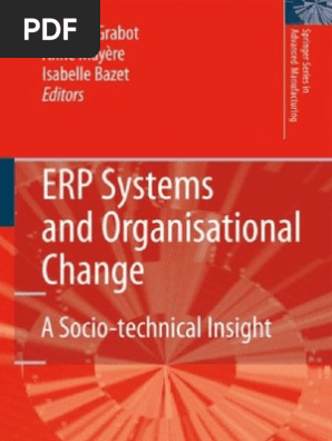 23540817 Erp Systems And Organisational Change A Socio - 