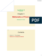 Mathematics of Finance: Sections 3.1 & 3.2