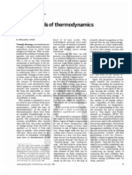 Fundamentals of Thermodynamics (2p)