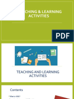 Teaching and Learning in Obe