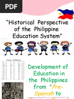 Historical Timeline of The Philippine Education System Infographic ...