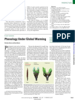 Phenology Under Global Warming: Plant Science