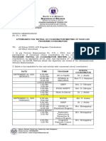 School Memo for Sgod Led Programs Coordination Meeting