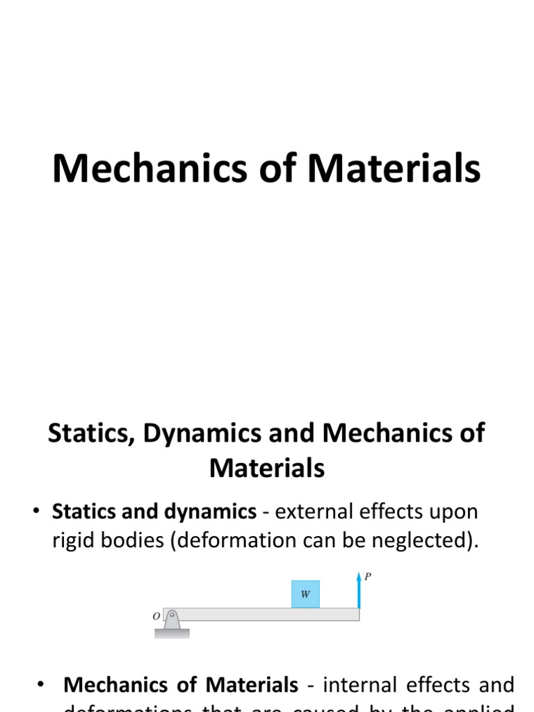 Mechanics of Materials Analysis Guide | PDF | Stress (Mechanics) | Truss