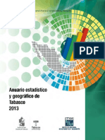 Anuario Estadístico y Geográfico de Tabasco Edi 2013