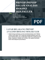 Tugas Biologi Sel Dan Molekuler Prinsip Analisis Biologi Molekuler