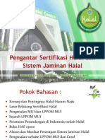 Pengantar Sertifikasi Halal - 2017 Rev 2