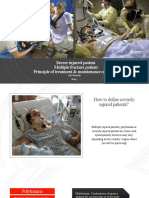 Severe Injured Patient Multiple Fracture Patient Principle of Treatment & Maintenance of Patient