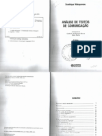 Dominique Maingueneau - Análise de Textos de Comunicação-Cortez (2005)