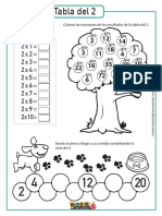 Cuadernillo de Las Tablas de Multiplicar-2