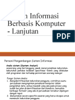 Materi Sistem Informasi Berbasis Komputer- Lanjutan