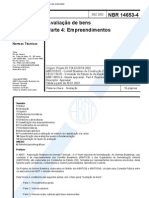 NBR 14653-4 Avaliação de Bens Parte 4: Empreendimentos: ABNT - Associação Brasileira de Normas Técnicas