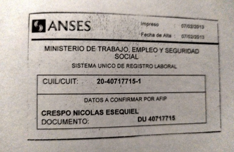 Documento del Ministerio de Trabajo y Empleo | PDF