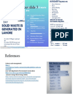 Human Resources Slide 3: Solid Waste Is Generated in Lahore