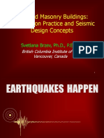 Confined Masonry Buildings: Construction Practice and Seismic Design Concepts