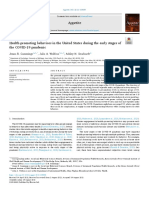 COVID-19 Pandemic's Impact on US Health Behaviors