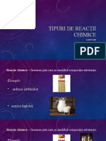 Clasificarea Reactiilor Chimice