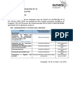 Modificación de Cronograma, RP 2.0