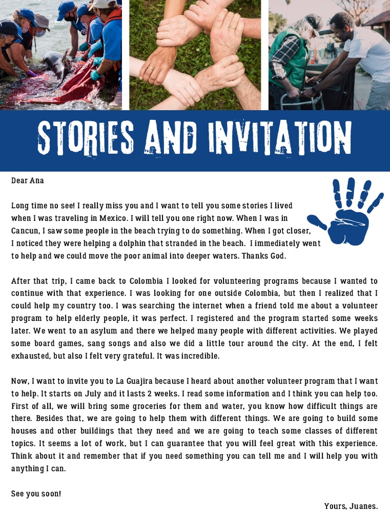 READING+ +Volunteer+Stories+and+Invitation | PDF | Social Science