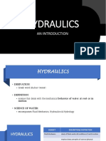 1 - Introduction To Hydraulics