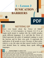 UNIT I 3. Communication Barriers