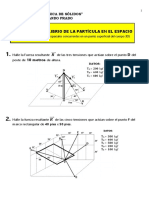 17 - Taller 2 - Equilibrio de La Partícula en El Espacio