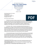 (DAILY CALLER OBTAINED) - 2021-10-13 HJC GOP To Garland - DOJ Re Ethics Questions