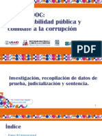 3.8 La investigacion, recopilacion de datos de prueba, judicializacion, sentencia - Javier Cruz