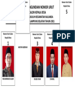 Poto Calon Kades Desa Tengkujuh Tahun 2021