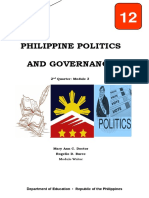 Philippine Politics and Governance: 2 Quarter: Module 3