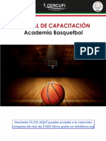 Manual de Capacitación. Academia de Basquetbol Autor Mario López de Los Ángeles