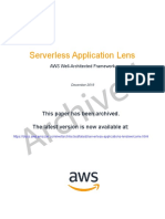 AWS Serverless Applications Lens