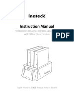 Instruction Manual: FD2005 USB3.0 Dual SATA HDD Docking Station With Offline Clone Function