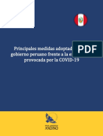 Principales Medidas Adoptadas Por El Gobierno Peruano