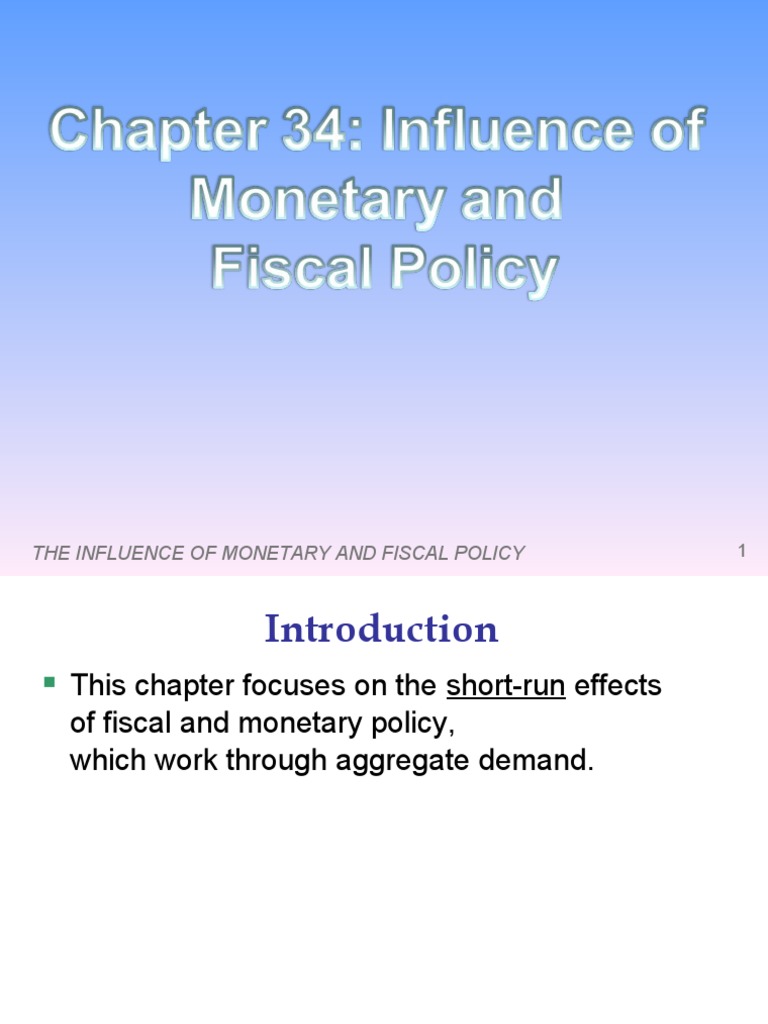 Effects of Monetary and Fiscal Policy | PDF | Fiscal Policy | Fiscal ...
