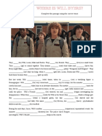 Mixed Tenses Stranger Things Tests 130825