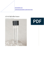 A3144 Hall Effect Sensor: 3 January 2018 - 0 Comments