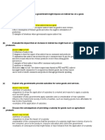 Formative Assessment - Economics