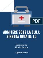 Admitere 2018 La Cluj - Singura Notă de 10