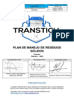 Plan de Manejo de RR - Ss. - Transtich