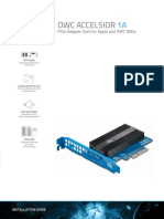 OWC Accelsior 1A Installation Guide