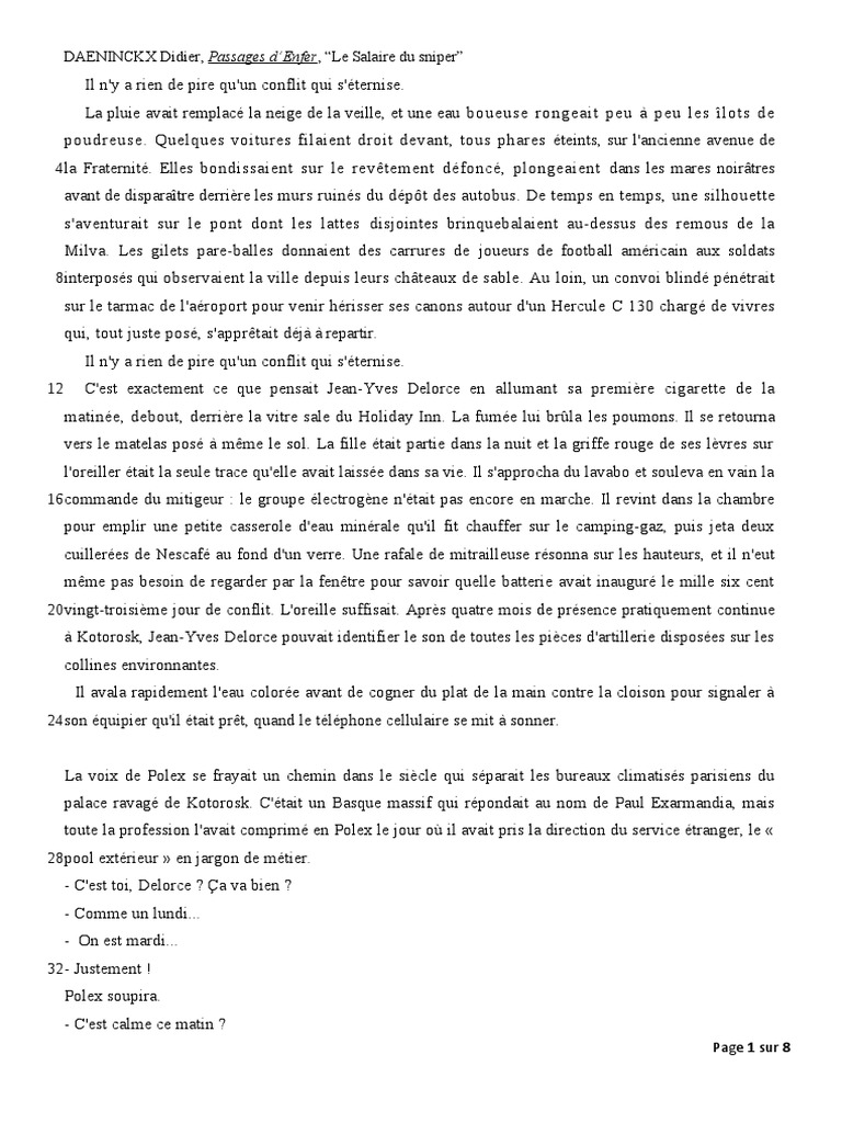 Le Salaire Du Sniper Résumé Wikipédia Ob - 2626de - Le Salaire Du Sniper | PDF