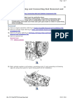 Piston, Piston Ring and Connecting Rod Removal and Installation