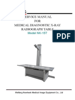 Service Manual FOR Medical Diagnostic X-Ray Radiograph Table