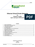 Ethernet Virtual Private Networks: For Integrated, Scalable Layer 2 and Layer 3 VPN Services